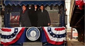 Obama and Biden take Amtrak to the inauguration; transportation policy