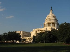 Policy and appropriations: a vew of the Capitol in Washington, D.C.