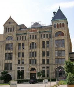 exterior view of the Brew House in Milwaukee