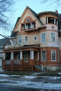 A Queen Anne house in Milwaukee. preservation, housing