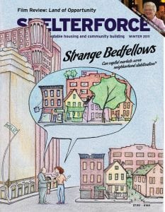 private capital: image shows cover of Shelterforce issue