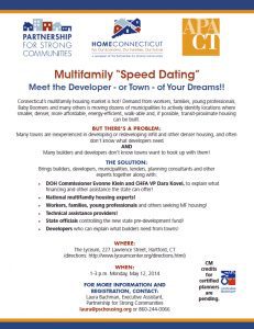 A program in Connecticut provides incentives for local municipalities to voluntarily create Incentive Housing Zone overlays to their existing zoning to allow more as-of-right higher-density, affordable housing development and/or streamlined permitting within the designated zones.