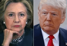The 2016 election: Hillary Clinton versus Donald Trump.
