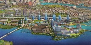 A rendering of what Port Covington would look like once the decades-long project is completed.