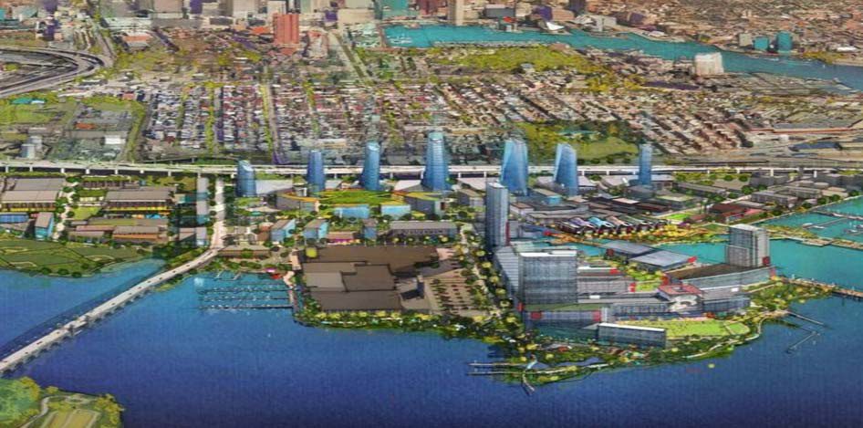 A rendering of what Port Covington would look like once the decades-long project is completed.