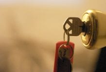 Key in a lock