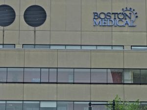 The outside of Boston Medical Center