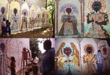 several mural images
