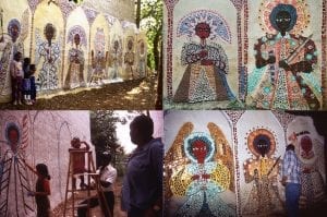 several mural images
