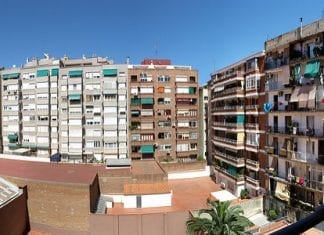 Barcelona apartment buildings