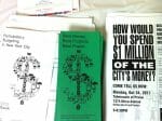 participatory budgeting fliers