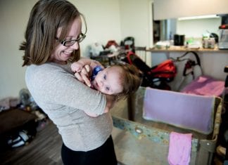Alicia Spradlin and her daughter Faith live in apartments that have been set-aside for UnitedHealthcare Community Plan members.