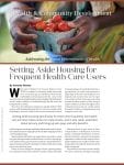 In the second Health and Community Development supplement, we focus on utility service termination and setting aside housing for frequent health-care users.