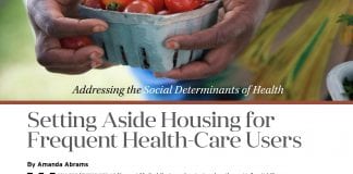In the second Health and Community Development supplement, we focus on utility service termination and setting aside housing for frequent health-care users.