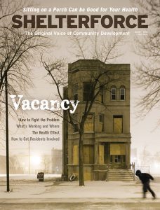 The cover of the Winter 2018 edition of Shelterforce magazine.