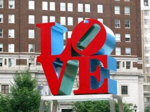 philadelphia love sign