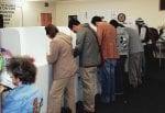 voters in booths