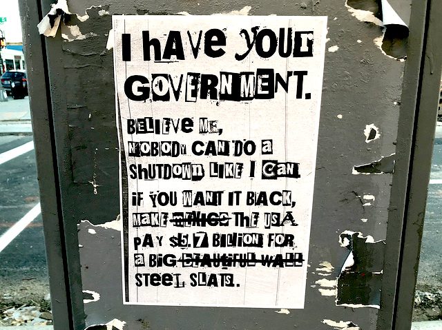 shutdown sign