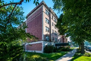 The Community Investment Corporation financed the purchase of this Chicago building for affordable housing, instead of building a new multi-unit building. 