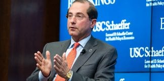 U.S. Secretary of Health and Human Services (HHS) Alex Azar.
