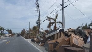 Big Pine Keys was hit hard by Hurricane Irma. More that 700 buildings, mostly homes, were destroyed or severely damaged.