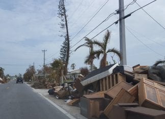 Big Pine Keys was hit hard by Hurricane Irma. More that 700 buildings, mostly homes, were destroyed or severely damaged.