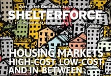 The cover of the Winter 2019 edition of Shelterforce magazine, which focuses on housing markets.