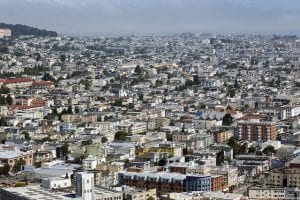 Aerial view of San Francisco