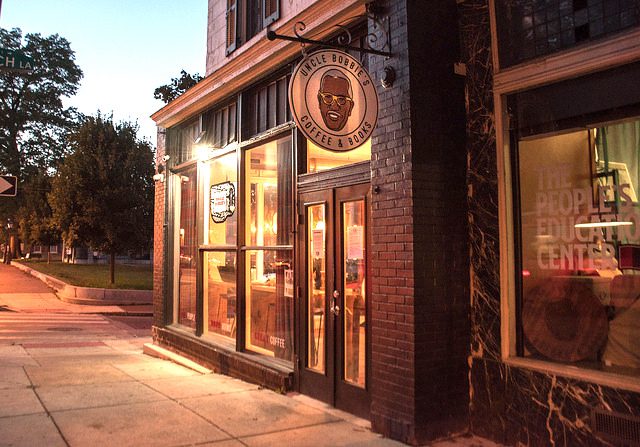 coffee shop facade