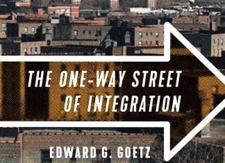 The cover of The One-Way Street of Integration by Edward Goetz.
