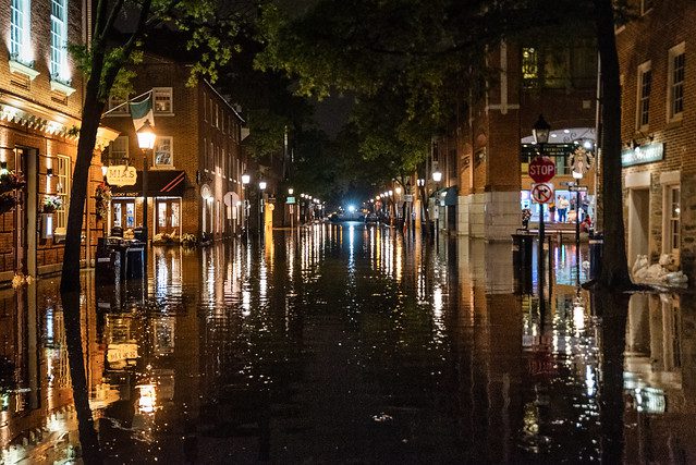 flooded street