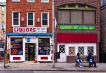 A liquor store in Baltimore.