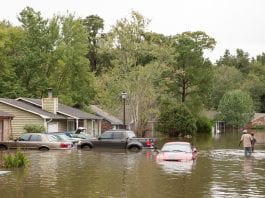 Flooding in North Charleston, South Carolina