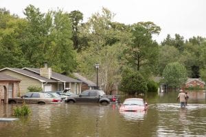 Flooding in North Charleston, South Carolina