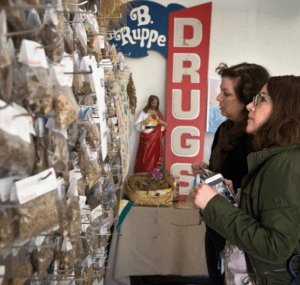 Customers at the B. Ruppe Drugstore in Albuquerque, N.M.