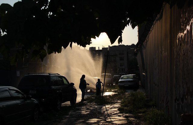 summer hydrant water bronx