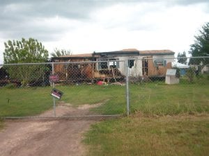 A deteriorated Brownsville home.