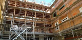 An affordable housing complex under construction. We musn't forget about housing that already exists, like naturally occurring affordable housing.