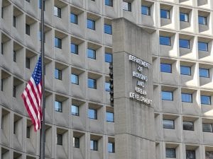 Obama's HUD transition team: photo is of exterior of HUD building in Washington, D.C.