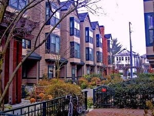 mixed-income townhome development