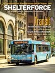 The cover of the Fall 2019 edition of Shelterforce magazine, which focused on transportation.