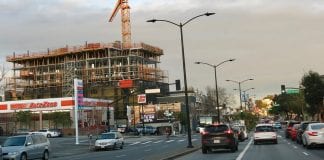 Construction of the 1296 Shotwell development looms over the Mission District
