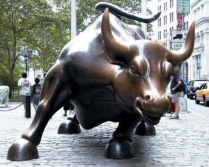 expanding CRA. Image shows bull sculpture from Wall Street