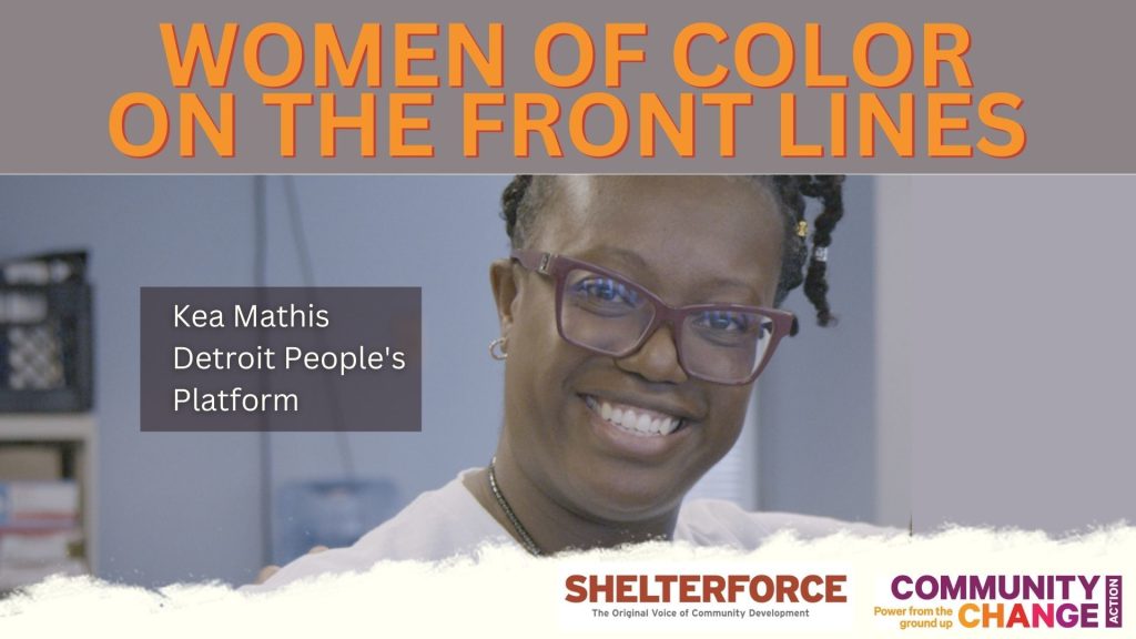 The card for Women of Color, an interview with Kea Mathis.