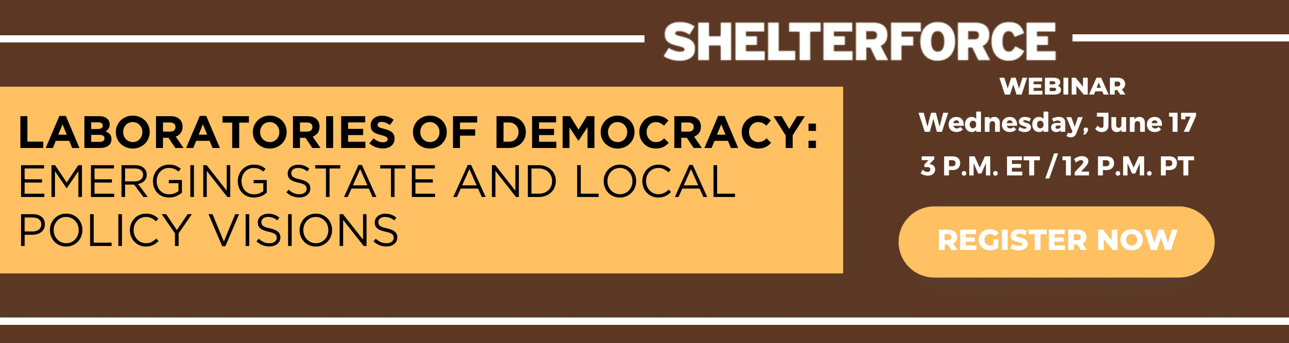Laboratories of Democracy: Emerging State and Local Policy Visions